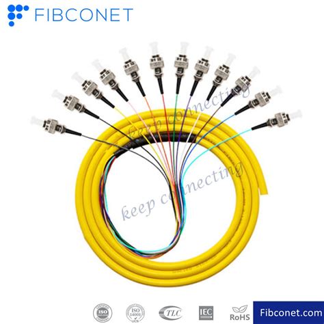 Ftth Single Mode 4 6 8 12 24 48 96 Core Distribution Fcupc Fan Out