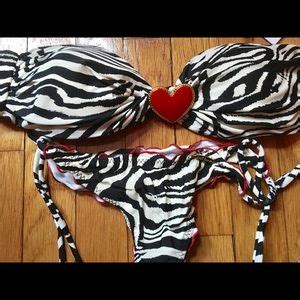 Luli Fama Swim Sexy Strapless Zebra Bikini Poshmark