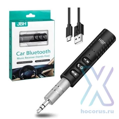 Bluetooth ресивер адаптер JBH BT-03, черный оптом по цене 151 руб ...