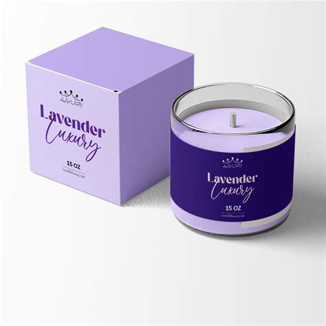 Lavender Candle Luxury