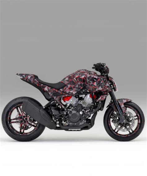 Naked Motorcycle Prototype By Honda Shows Exposed Engine