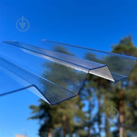 ᐉ Гофрированный монолитный поликарбонат RODECA 1x2000x1050 мм колотый ...