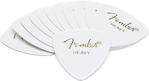 Fender Shape Picks Count White Heavy Amazon De