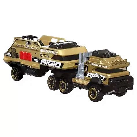 Caminh O Hot Wheels Super Rigs Dor Mi Brinquedos