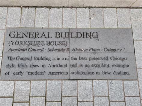 General Building Historical Marker