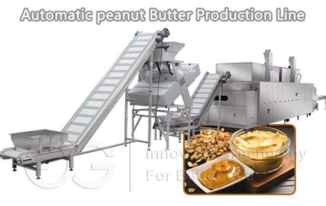 1t H Automatic Peanut Butter Production Line Gelgoog Machinery