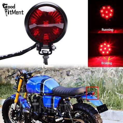 Motorrad LED Rücklicht Mini Bremsleuchte Für Street Bike Chopper Bobber