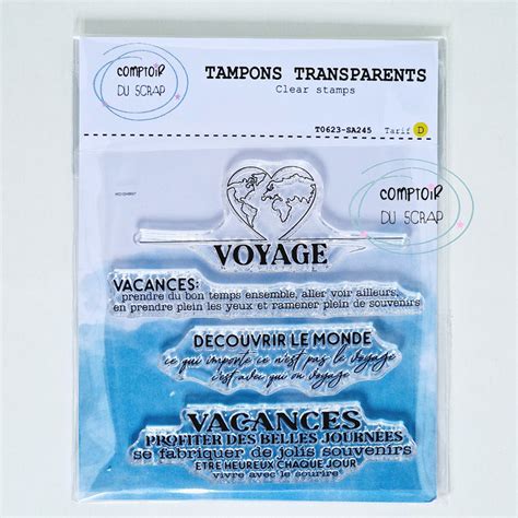 Tampons Transparents D Finitions Voyage Scrapmalin