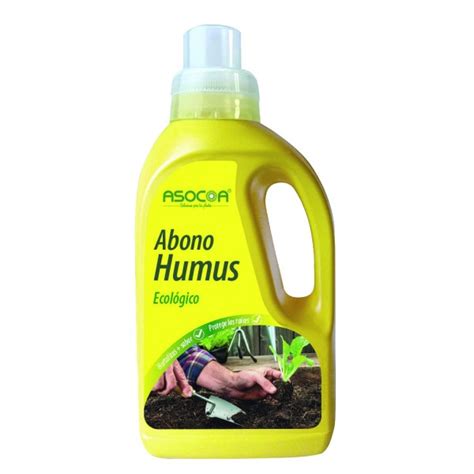 Abono líquido humus Asocoa 1 litro ecológico Germigarden