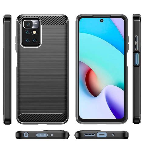 Set Husa PhoneGuard Carbon Si Protectie Ecran Hibrid Pentru Xiaomi