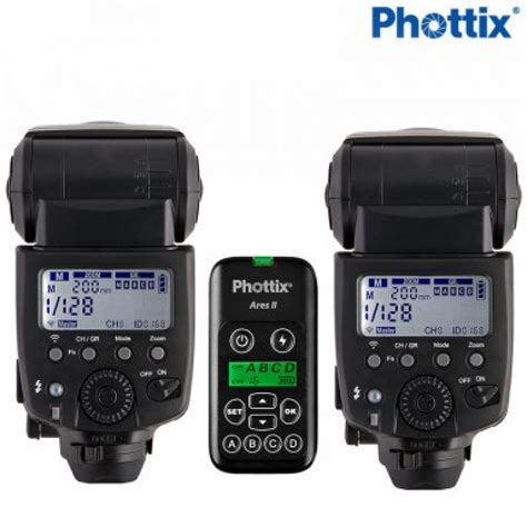 Phottix Juno Manual Hot Shoe Flash Ares Ii Double Combo