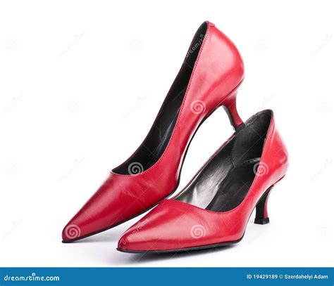 Red Shoes For Women Stock Image Image Of Shoes Shiny 19429189