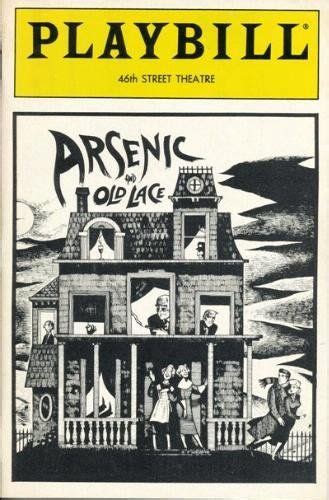 Arsenic And Old Lace Playbill A Revival Long Ago Broadway Posters