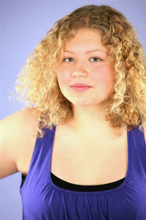 Sassy Blonde Girl Stock Photo Image Of Teen Studio 11961058