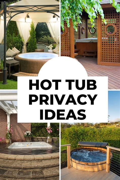 Secluded Spas Backyard Small Hot Tub Privacy Ideas Hot Tub Garden Hot Tub Landscaping Hot