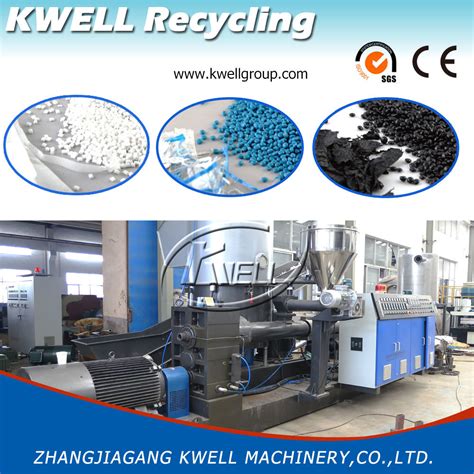 Pp Flake Recycling Granules Making Machine Line Pe Pellet Plastic