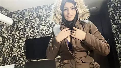 A Lot Of Cum On Brown Fur Hooded Puffer Jacket Nude Pics Xhamster