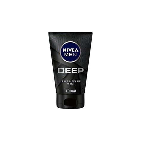 nivea men face beard wash cleanser deep active charcoal ml veela