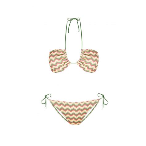 Bikini Halty Twister Estampado Zigzag Robin Collection Robin Collection