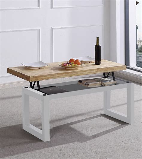 Mesa De Centro Elevable DAREK Madera Industrial