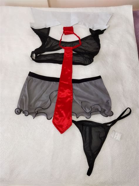 Fantasia Colegial Lingerie Feminina Nunca Usado 63091632 Enjoei