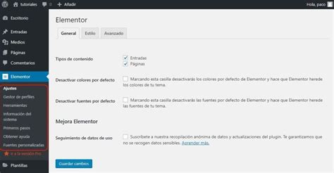 Instalar Y Configurar Elementor Todowp