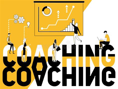 Coaching People Blueprint Stock Vector Illustration Of Equality 97032891