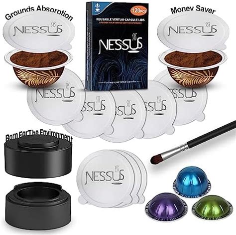 Amazon Nessus Vertuo Reusable Pods Kit And Aluminum Foils Lids