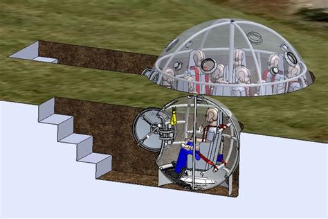 Tsunami Survival Pod Protection Pod Invented For 2 To 16 People