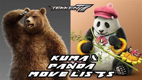 Tekken 7 Kuma Panda Move List YouTube