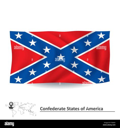 Confederate Flag Stock Vector Images - Alamy