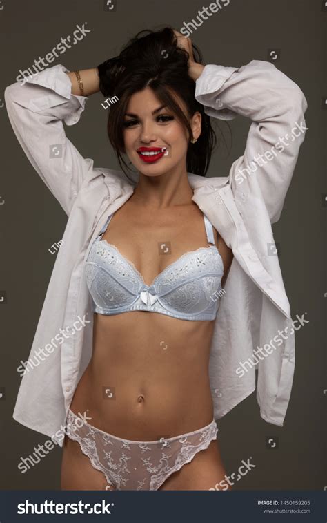 Sexy Fashion Brunette Woman Long Dark Stock Photo Shutterstock