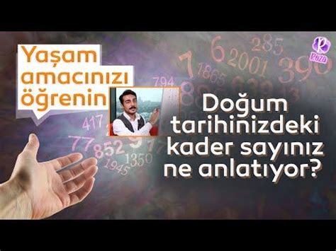 Numeroloji analizi Doğum tarihinizin hayatınıza etkileri YouTube