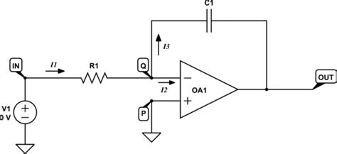 Operational Amplifier Op Amp Circuits With Capacitor In Negative