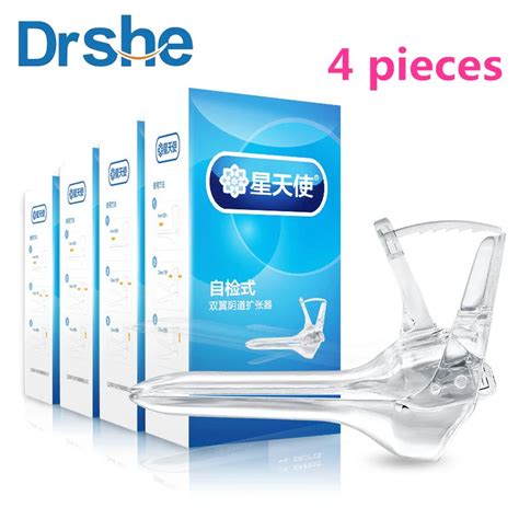 4 Pcs Plastic Disposable Vaginal Speculum Anal Medical Silicone Specula Small Middle Sizes