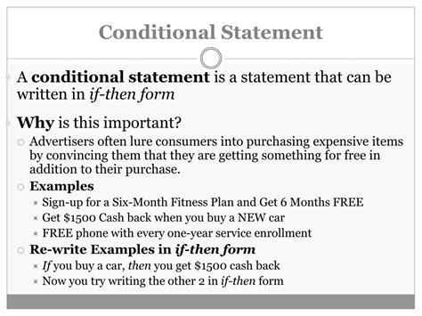 Ppt Conditional Statements Powerpoint Presentation Free Download