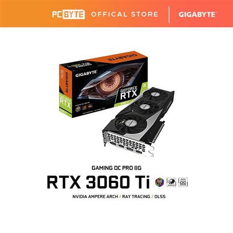 GIGABYTE NVIDIA GeForce RTX 3060 Ti GAMING OC PRO 8GB GDDR6 Graphic ...