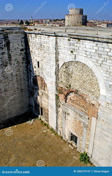 Yedikule Walls Stock Image Image Of Built Istanbul 286275197