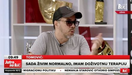 Bojan Tomovi O Borbi Sa Te Kom Bolesti I Najmra Nijem Periodu Evo Od