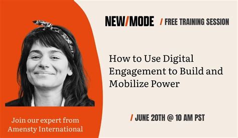 Free Download 🎥 How To Use Digital Engagement To Build And Mobilize Power