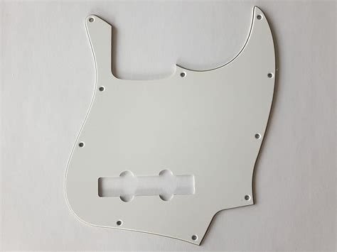 Jazz Bass American Standard Pickguard 3ply White Fits Usa Reverb Uk