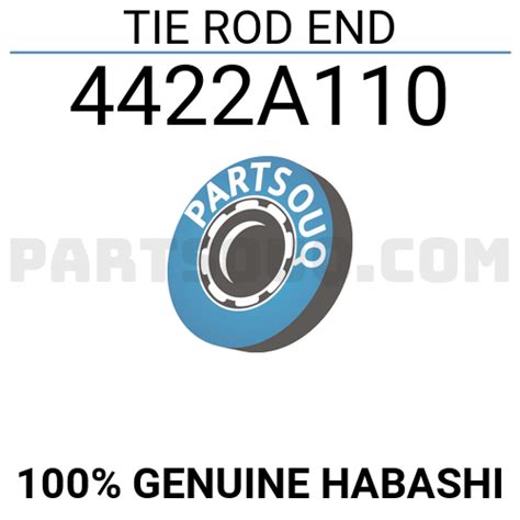 TIE ROD END 4422A110 | HABASHI Parts | PartSouq
