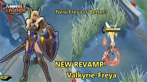 NEW REVAMP Valkyrie Freya Game Play Mobile Legends Bang Bang