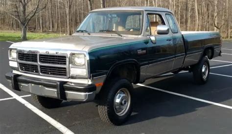 1992 Dodge Ram W250 2500 Cummins Diesel Manual 5 Speed Low Miles For Sale Photos Technical