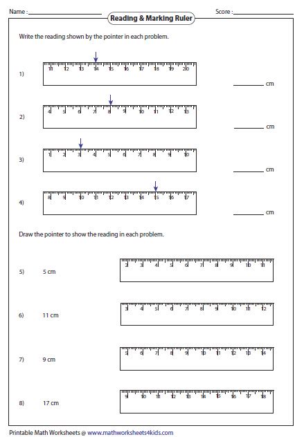 Measuring Using A Ruler