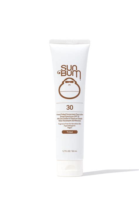 Sun Bum Mineral Spf 30 Tinted Sunscreen Face Lotion Sanbah Australia