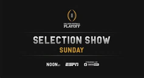 A Guide To The College Football Playoffs Selection Day Eleven Warriors