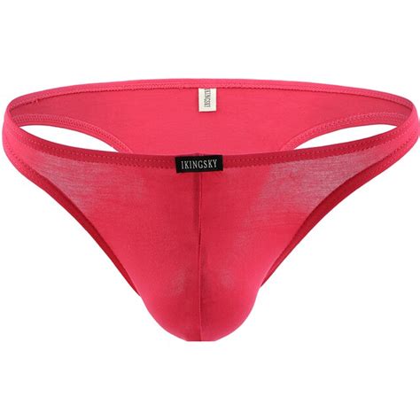 Men S Soft Low Rise Bikini Underwear Sexy Mid Coverage Back Briefs