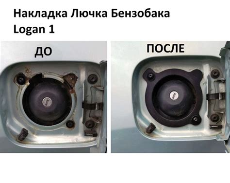 Накладка на горловину бензобака для Renault Logan 1 - 2005 - 2014 ...