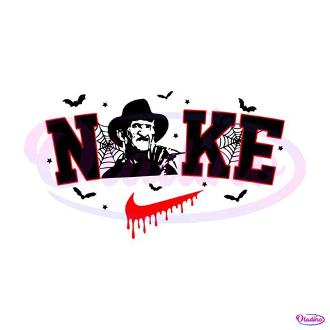 Nike Horror Movie Character Freddy Krueger Svg File For Cricut